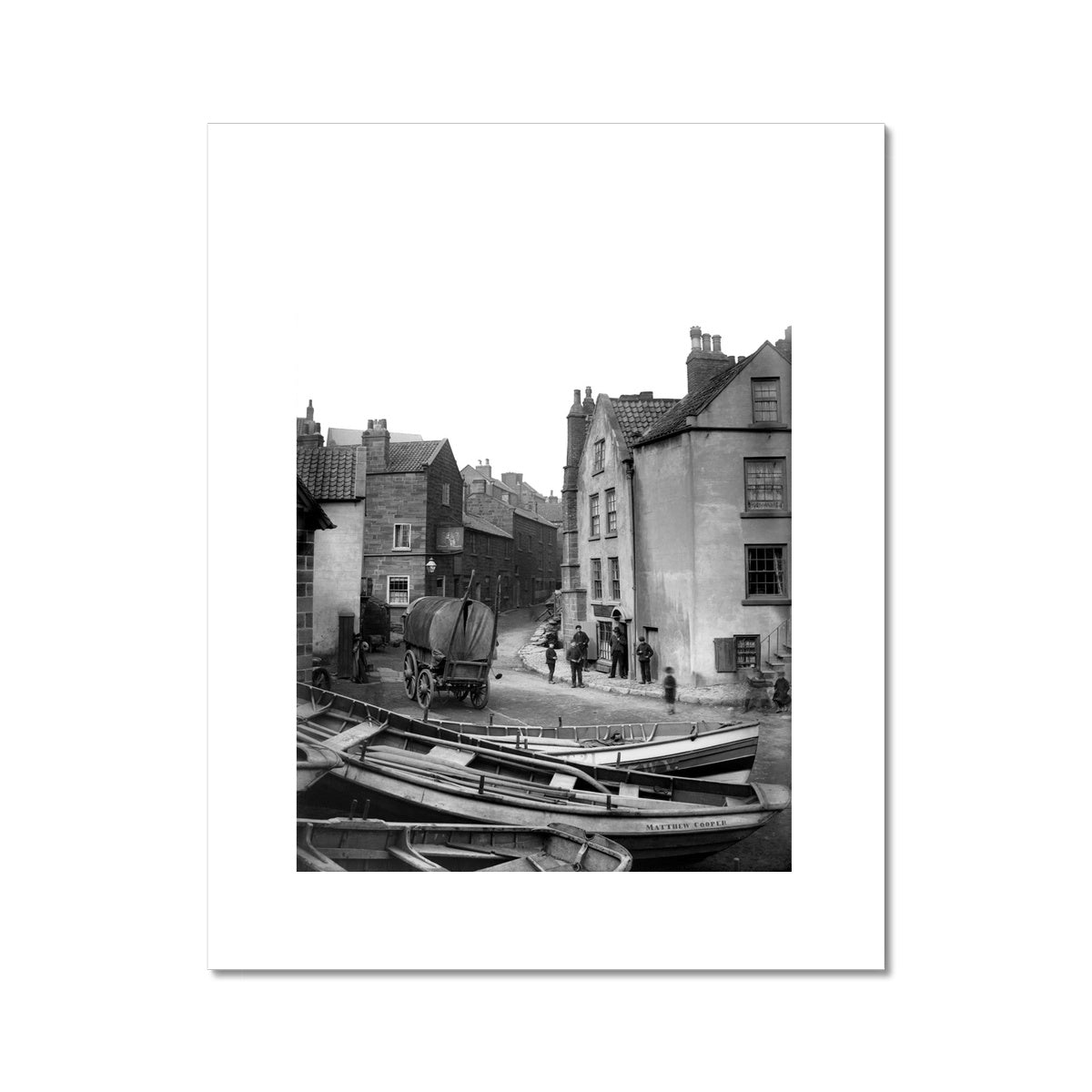 Cobles and wagon at Robin Hoods Bay C-Type Print