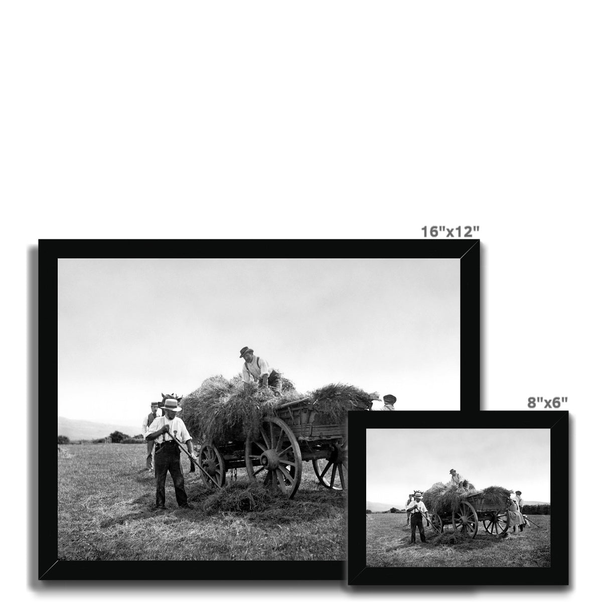 1871 Haymaking Framed Print