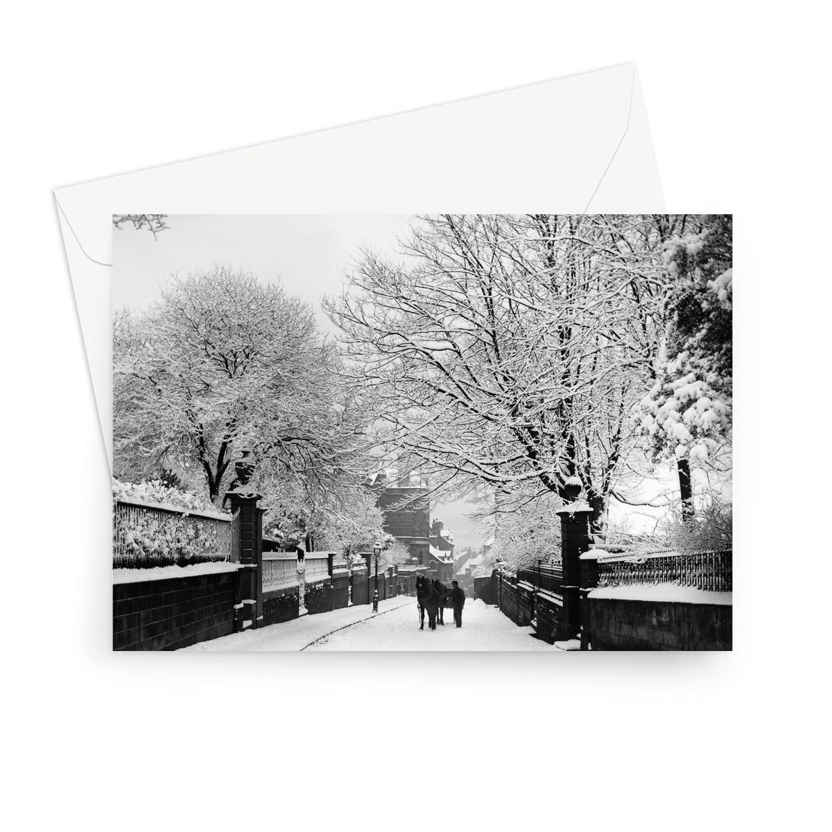 St Hilda's Terrace in the Snow F M Sutcliffe