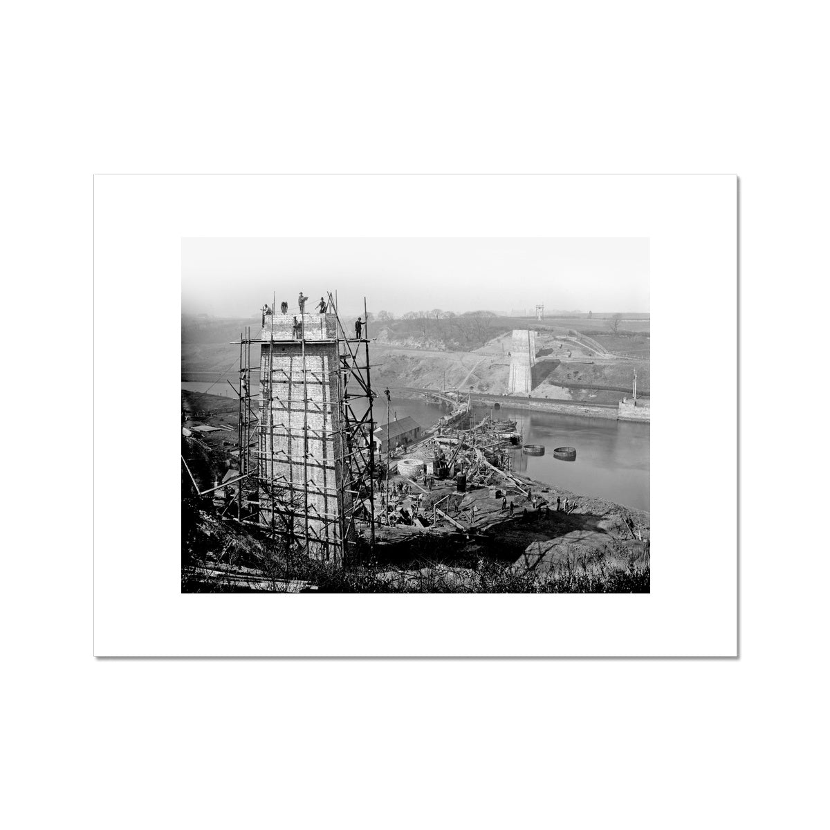 Viaduct under construction from the south C-Type Print