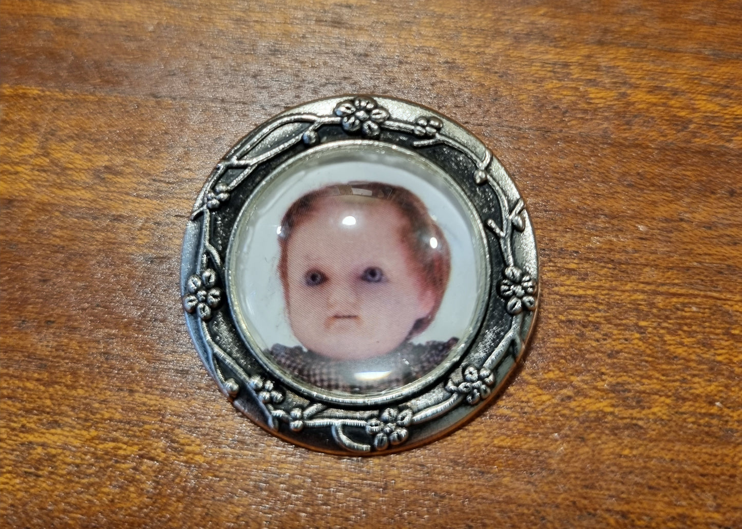 Vintage doll collection brooch