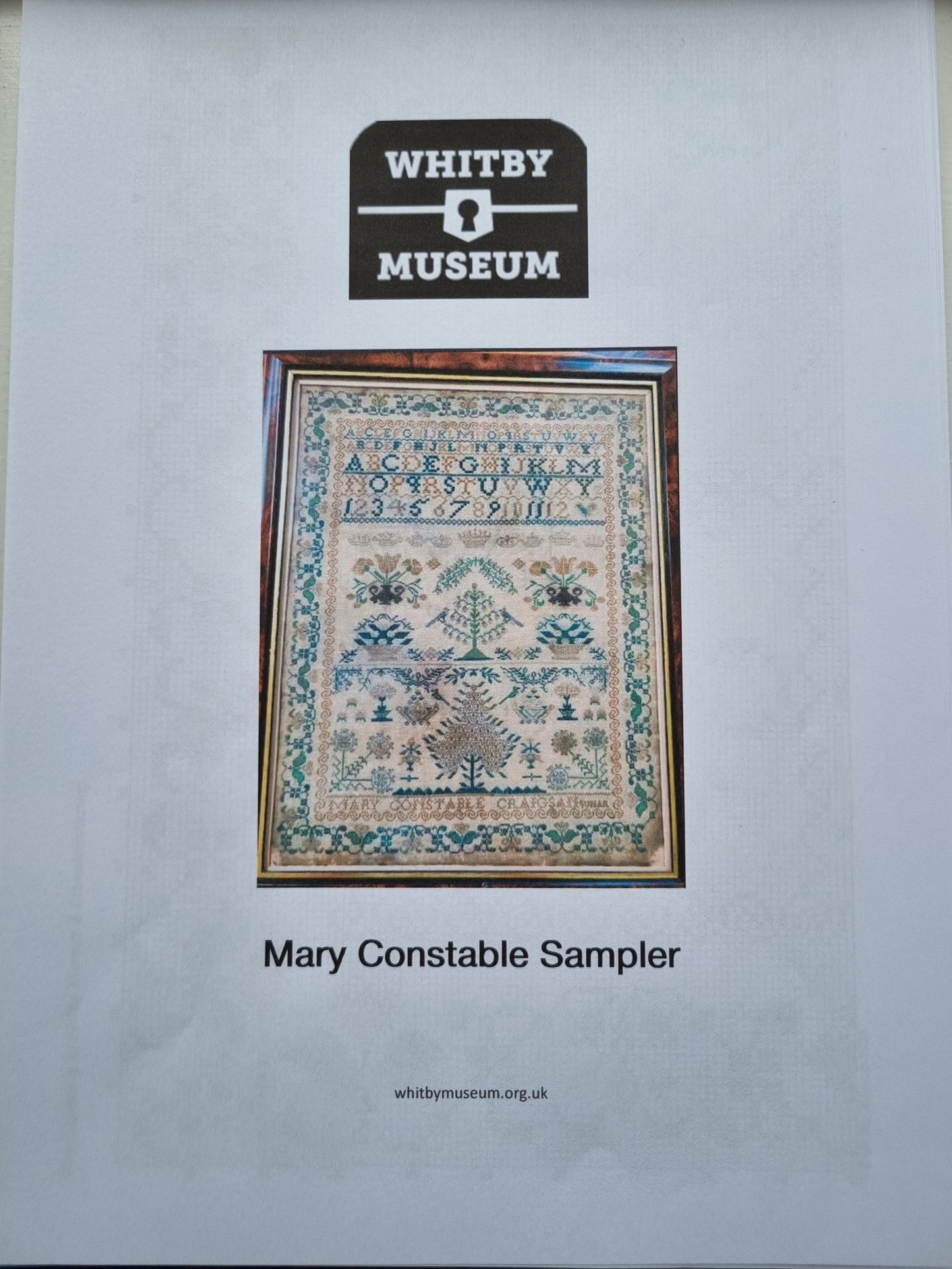 Mary Constable sampler -CBE-24