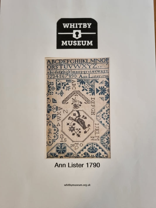 sampler - Ann Lister 1790.  CBE 5
